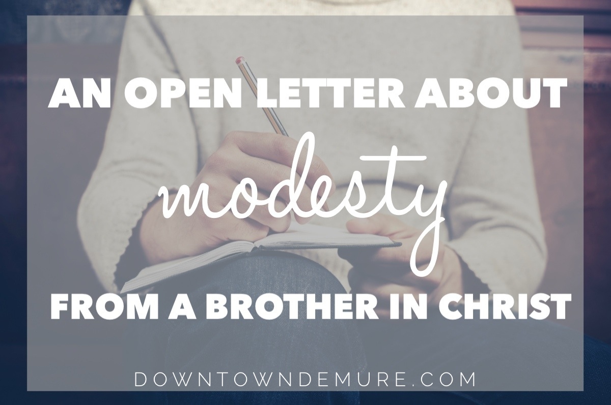 thoughts on modesty from a brother in christ