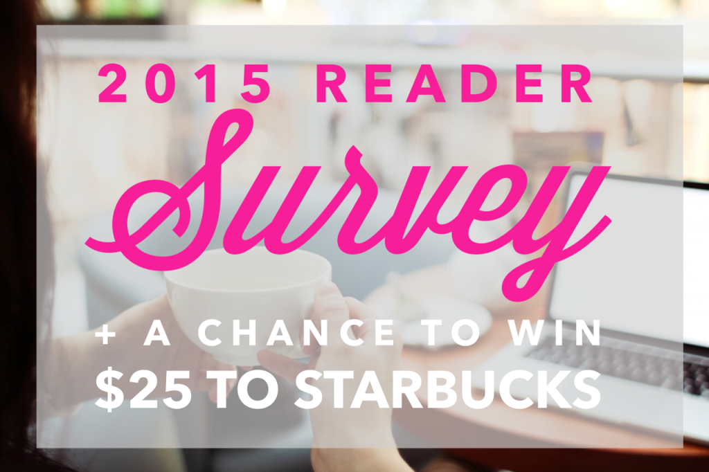Downtown Demure Reader Survey + Chance to Win $25 gift card to Starbucks