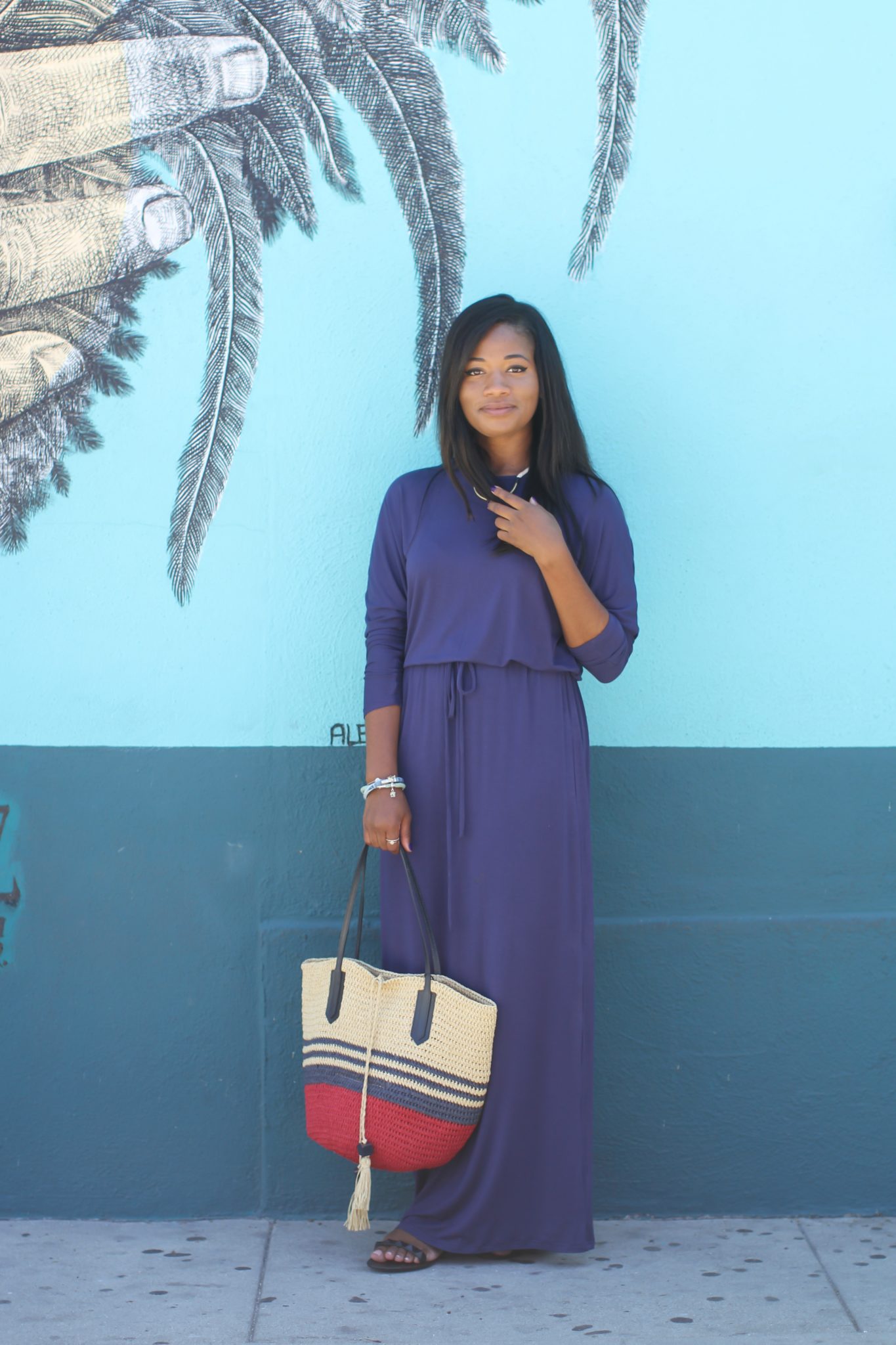 Downtown Demure in Mode-sty Maxi (2)