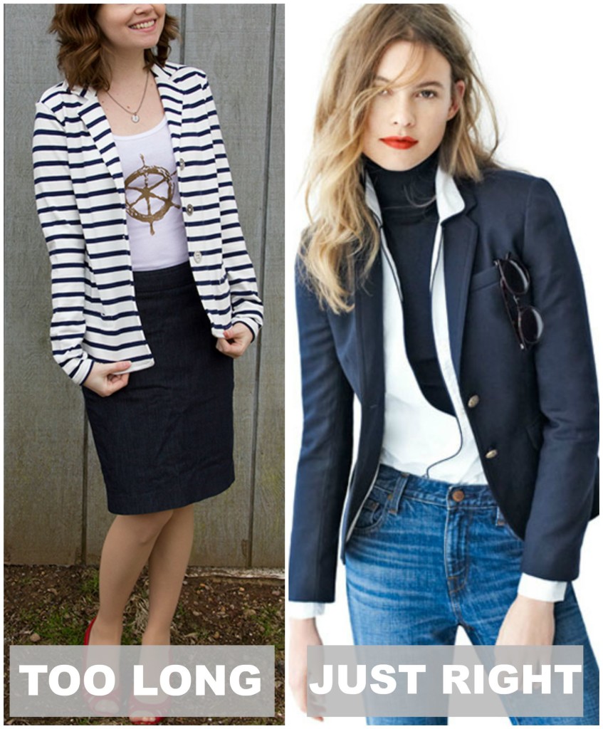 tips for wearing a blazer and fighting frump - downtown demure