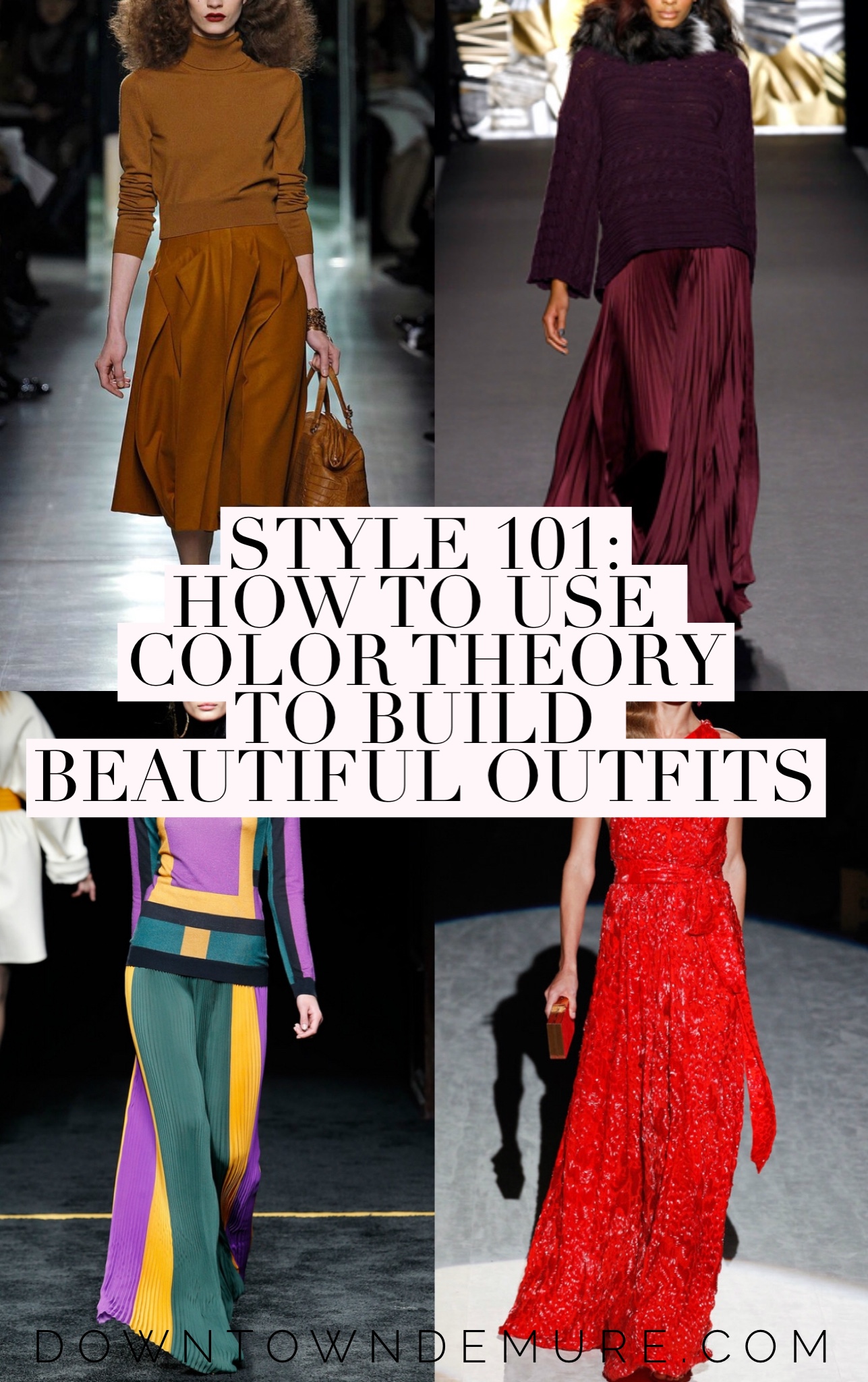 How To Use Color Theory to Build Beautiful Outfits - Downtown Demure