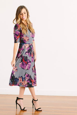 Floral Dress from And Apparel - Downtown Demure Modest Fashion Gift Guide