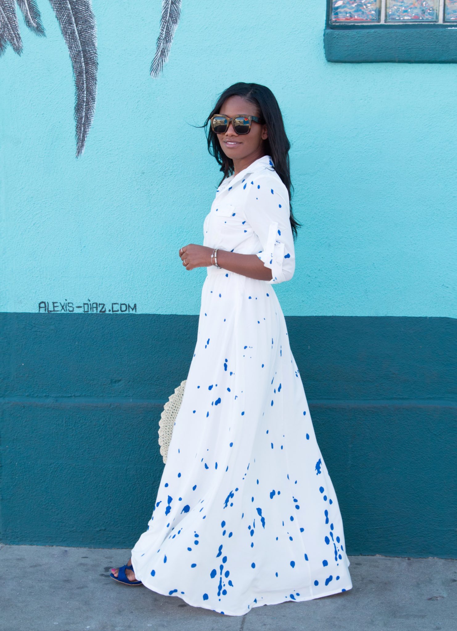 Downtown Demure x Choies - White Maxi Dress