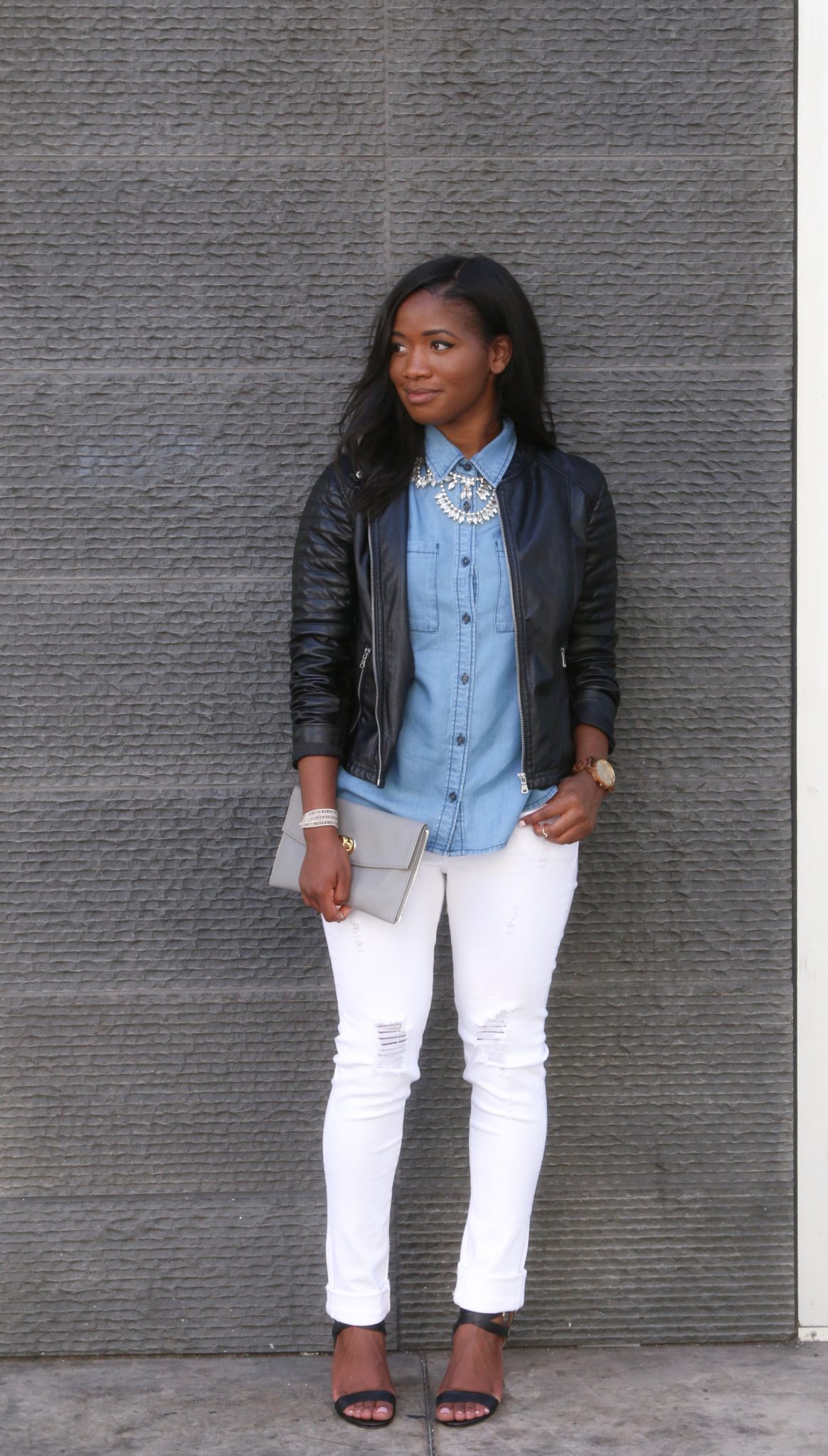 Wild Blue Denim x Downtown Demure - How to Style White Jeans for Day and Night 5
