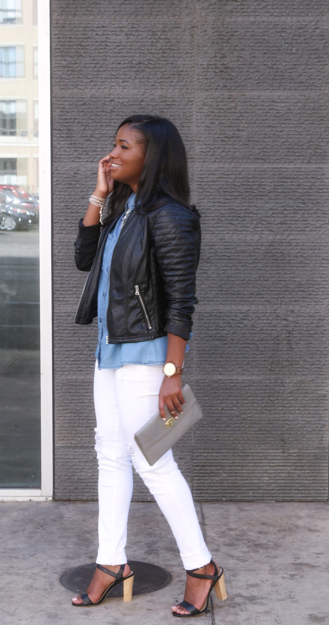 Wild Blue Denim x Downtown Demure - How to Style White Jeans for Day and Night 6